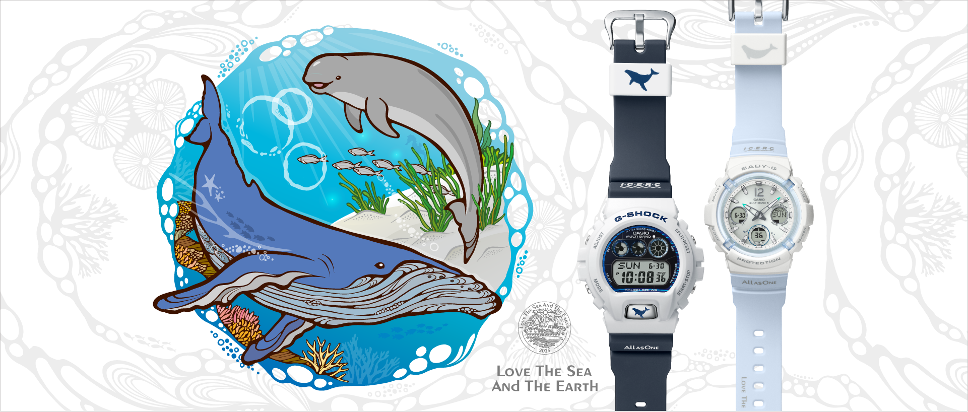 希少 極美品 Baby-G イルクジ BGW-105K ICERC限定コラボ G-SHOCK/BABY-G コラボレーションモデル2025 8月8日～発売開始